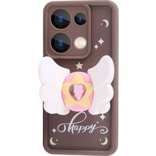 Teleplus Xiaomi Poco M6 Pro 4g Kılıf Kapya Desenli Figürlü Kamera Korumalı Kapak