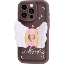 Teleplus Apple iPhone 14 Pro Kılıf Kapya Desenli Figürlü Kamera Korumalı Kapak