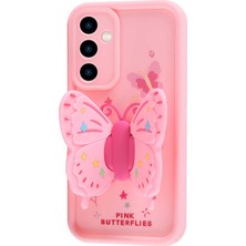 Teleplus Samsung Galaxy A55 Kılıf Kapya Desenli Figürlü Kamera Korumalı Kapak