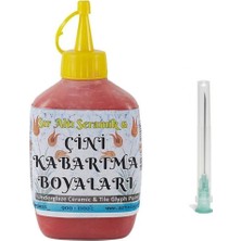 Lale Sanat Kabartma Kırmızı 100GR Sıraltı Seramik ve Çini Boyası