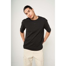 Hopely Red Black Monochrome Oversized T-Shirt