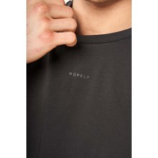 Hopely Red Black Monochrome Oversized T-Shirt