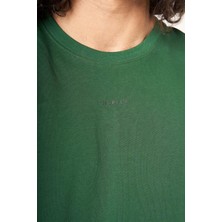 Hopely Yeşil Erkek Oversized T-Shirt