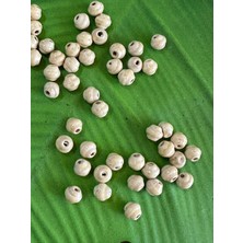 Gönülden Tasarım 7 Mm 50 Adet Bambu Ahşap Takı Boncuğu