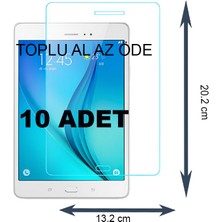 Mavi Ay Bilişim Samsung Galaxy Tab A SM-T350 T355 Temperli Cam Ekran Koruyucu 10 Adet