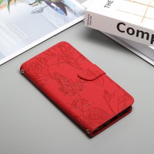 Sony Xperia 1 Vi Çiçekler ve Kelebekler Için Flip Case Pu Deri Flip (Yurt Dışından)