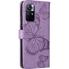 Xiaomi Redmi Not 11 Için Flip Case 5g Darbeye Kapak ile Kickstand Çevirin (Yurt Dışından)