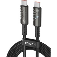 Toocki USB Tip C Typc C Kablo 100W Hızlı Şarj Için iPhone 15 Pro Max MacBook Samsung Huawei Xiaomi Oneplus Poco