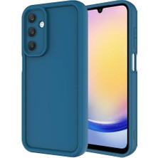 ZORE Galaxy A25 Uyumlu Tcg Kılıf Kamera Korumalı Ananas Kapak-Koyu Yeşil