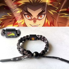 Mingjin Shop 1 No.21 Boyutu Yeni Anime Iblis Avcısı Kamado Tanjirou Agatsuma Zenitsu Ayarlanabilir El Örgüsü Bileklik El Halat Cosplay Sahne Hediye (Yurt Dışından)