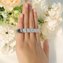 Mingjin Shop 1 G204 Ha Moda Popüler En Orijinal Papatya Doğum Yılı Charm Bağlantılar Fit 9mm Bilezik Paslanmaz Çelik Takı Dıy Yapımı DJ428 (Yurt Dışından)