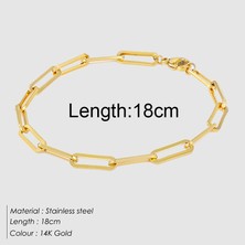 Mingjin Shop 1 L Tarzı YS25112D0W0 A-Z Ilk Mikro Açacağı Kübik Zirkon Mektup Charm Paslanmaz Çelik Figaro Zincir Bilezikler Kadınlar Için Severler Takı Hediye Bileklik (Yurt Dışından)