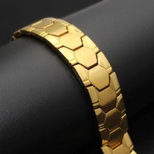 Mingjin Shop 1 Z214-3 Charm Bilezik Sağlık Enerji Bileklik Artrit Bükülmüş Manyetik Zarif Bilezik Erkek Hediye Güç Terapisi Mıknatıslar Erkekler Bilezik (Yurt Dışından)