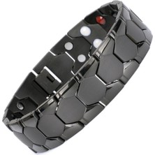 Mingjin Shop 1 Z214-3 Charm Bilezik Sağlık Enerji Bileklik Artrit Bükülmüş Manyetik Zarif Bilezik Erkek Hediye Güç Terapisi Mıknatıslar Erkekler Bilezik (Yurt Dışından)