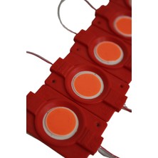 Hazar Led 12 Volt 2.4 Watt Tekli Su Geçirmez Modül Led Kırmızı (10 Adet)