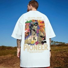 Amor Man Büyük Beden Özel Tasarım Pıoner Sırt Baskılı Ter Tutmayan Sokak Modası Battal Erkek T-Shirt