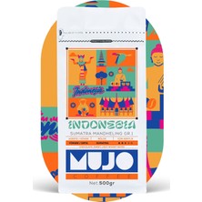 Mujo Coffee Indonesia Sumatra Mandheling gr.1 Çekirdek Kahve-500gr