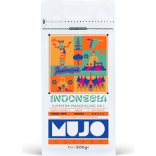 Mujo Coffee Indonesia Sumatra Mandheling gr.1 Çekirdek Kahve-500gr