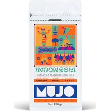 Mujo Coffee Indonesia Sumatra Mandheling gr.1 Çekirdek Kahve-250gr