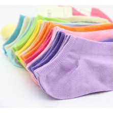 My Menora Socks 8 Çift Karışık Renk Kadın Patik Çorap