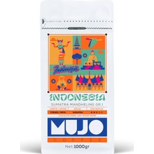 Mujo Coffee Indonesia Sumatra Mandheling gr.1 Çekirdek Kahve-1000gr