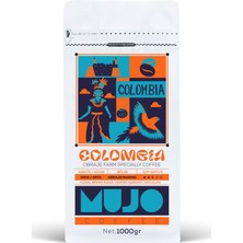 Mujo Coffee Colombia Obraje Farm Specially Coffee Çekirdek Kahve-1000gr