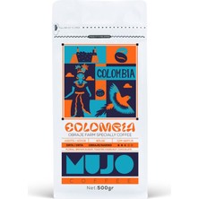 Mujo Coffee Colombia Obraje Farm Specially Coffee Çekirdek Kahve-500gr