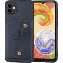 Colorful Shop Samsung Galaxy A04 Kickstand Cüzdan Kılıf Için Cüzdan Kılıf Darbeye Kart (Yurt Dışından)