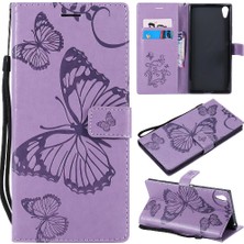 Colorful Shop Sony Xperia Xa1 Ultra Pu Deri Flip Case Kickstand Manyetik (Yurt Dışından)