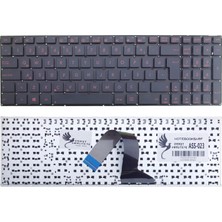 Asus F550WA, F550WE, F550ZA Klavye (Kırmızı Tuş)