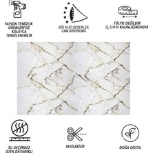 Tink Kendinden Yapışkanlı Sarı Çizgili Desenli Pvc Panel 41X62 cm (12 Adet) 3 M²