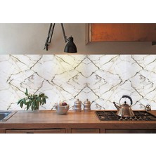 Tink Kendinden Yapışkanlı Sarı Çizgili Desenli Pvc Panel 41X62 cm (12 Adet) 3 M²