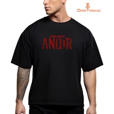 Ors Trend Star Wars Andor Baskılı Oversize Tişört