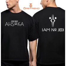 Ors Trend Star Wars Ahsoka Baskılı Oversize Tişört