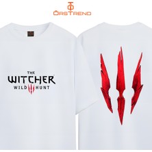 Ors Trend Witcher 3 Baskılı Oversize Tişört