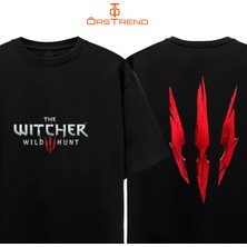 Ors Trend Witcher 3 Baskılı Oversize Tişört