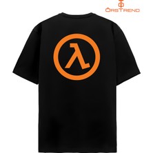 Ors Trend Half Life Baskılı Oversize Tişört