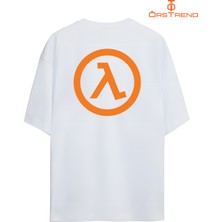 Ors Trend Half Life Baskılı Oversize Tişört
