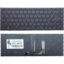 Msı GS65 Stealth 9SF-1443XTR Notebook Klavye Işıklı -Kırmızı-