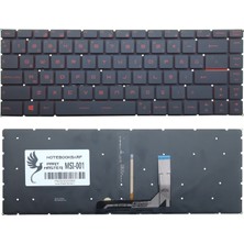Msı MS-16R3, MS-16Q5 Notebook Klavye Işıklı -Kırmızı-