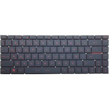 Msı MS-16R3, MS-16Q5 Notebook Klavye Işıklı -Kırmızı-