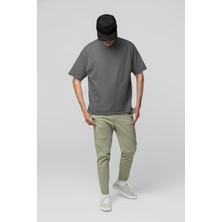 Nulivez Yüksek Kalite Kompakt Unisex Oversize Sade T-Shirt