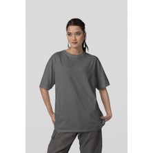 Nulivez Yüksek Kalite Kompakt Unisex Oversize Sade T-Shirt