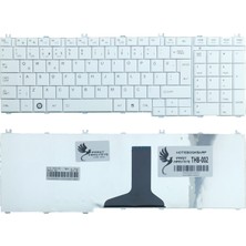 Toshiba Satellite L750-12Q, C660D-1H2, L750-17U Klavye (Beyaz)