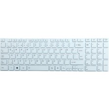 Toshiba Satellite L850-17F, C850-13V, C855-2DG Klavye (Beyaz)