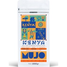 Mujo Coffee Kenya Aa Top Karigu, Kirinyaga Çekirdek Kahve-1000gr