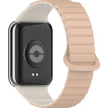 Kilifone - Xiaomi Redmi Watch 4 - Kordon Silikon Strap Kayış Kordon KRD-105 - Pudra