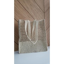 Pera Art Macrame Design Basıc Kağıt Ip Çanta