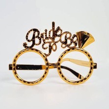 Parti Dükkanım Bride To Be Plastik Gözlük Altın Sarısı 1 Adet