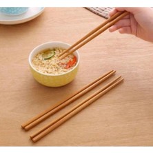 Bizimevde Yıkanabilir Organik Bambu Çin Çubuk Yemek Çubuğu Chopstick 20 Adet